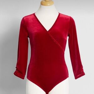 ModCloth Suits You Well Velvet Bodysuit Sz 2X